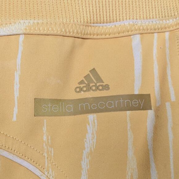 Adidas by Stella McCartney Printed Mid-Rise Cropped Leggings Size S - Picture 6 of 9